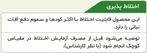 اختلاط پذیری کود آمینو 80